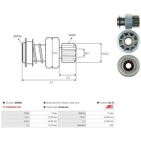 AS-PL SD9026 Freilaufgetriebe, Starter