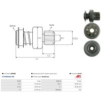 AS-PL SD9068 Freilaufgetriebe, Starter