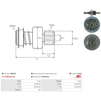 AS-PL SD9139 Freilaufgetriebe, Starter