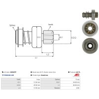 AS-PL SD9287P Freilaufgetriebe, Starter