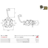 AS-PL SF0008 Halter, Kohlebürsten