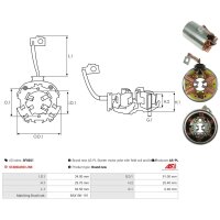 AS-PL SF0021 Halter, Kohlebürsten