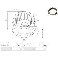 AS-PL SG0034 Reparatursatz, Starter