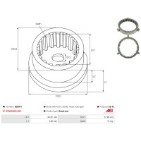 AS-PL SG0041 Reparatursatz, Starter