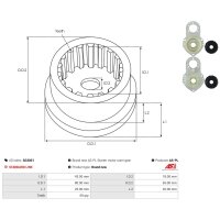 AS-PL SG3001 Reparatursatz, Starter
