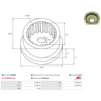 AS-PL SG9006 Reparatursatz, Starter
