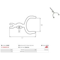 AS-PL SL0002 Starterhebel, Vergaser