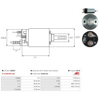 AS-PL SS0057 Magnetschalter, Starter