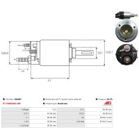 AS-PL SS0087 Magnetschalter, Starter