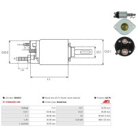 AS-PL SS4012 Magnetschalter, Starter