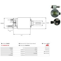 AS-PL SS4018 Magnetschalter, Starter