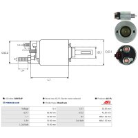 AS-PL SS9154P Magnetschalter, Starter