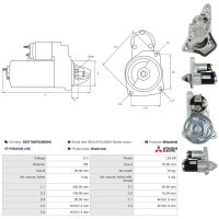 AS-PL S5517(MITSUBISHI) Starter