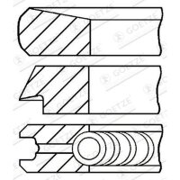 GOETZE ENGINE 08-107000-00 Kolbenringsatz