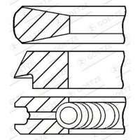 GOETZE ENGINE 08-108200-00 Kolbenringsatz