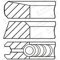 GOETZE ENGINE 08-113500-00 Kolbenringsatz