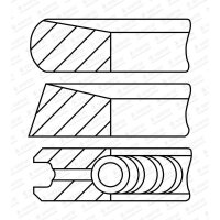 GOETZE ENGINE 08-448600-00 Kolbenringsatz