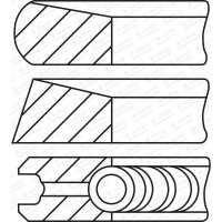 GOETZE ENGINE 08-448600-00 Kolbenringsatz