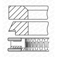 GOETZE ENGINE 08-785000-00 Kolbenringsatz