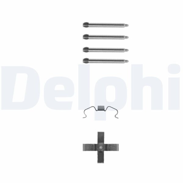 DELPHI LX0263 Zubehörsatz, Scheibenbremsbelag