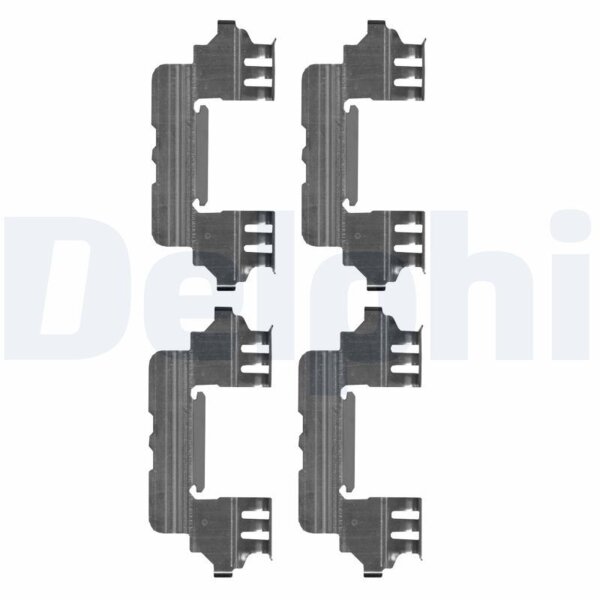 DELPHI LX0629 Zubehörsatz, Scheibenbremsbelag