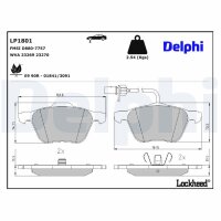 DELPHI LP1801 Bremsbelagsatz, Scheibenbremse