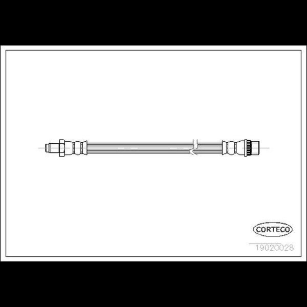 CORTECO 19020028 Bremsschlauch