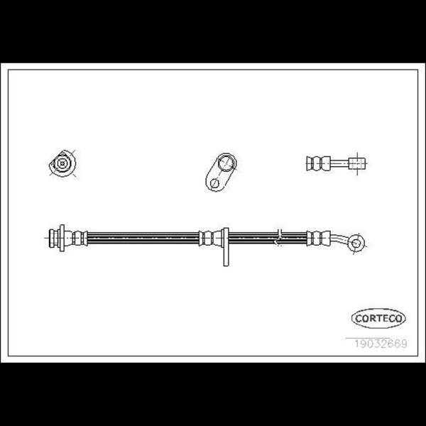 CORTECO 19032669 Bremsschlauch