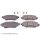 BLUE PRINT ADT342225 Bremsbelagsatz, Scheibenbremse