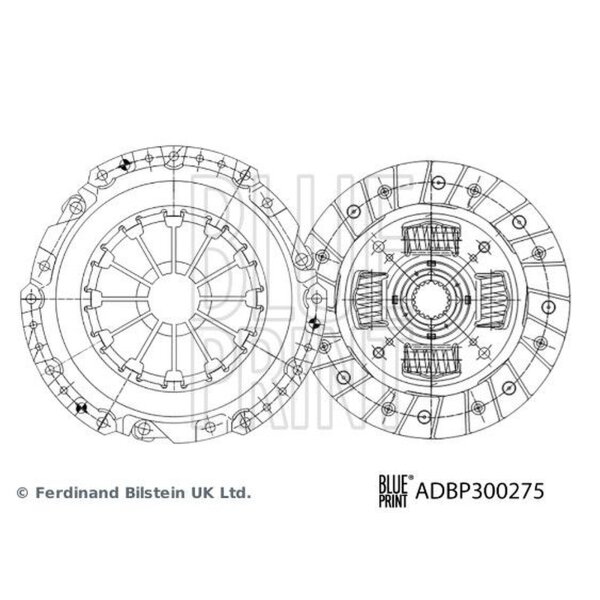 BLUE PRINT ADBP300275 Kupplungssatz