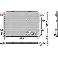 DENSO DCN02039 Kondensator, Klimaanlage