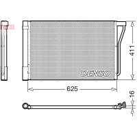 DENSO DCN05022 Kondensator, Klimaanlage