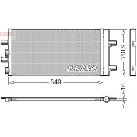 DENSO DCN05104 Kondensator, Klimaanlage