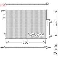 DENSO DCN06017 Kondensator, Klimaanlage