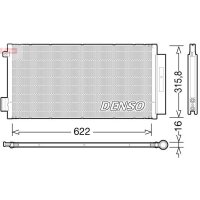 DENSO DCN09044 Kondensator, Klimaanlage