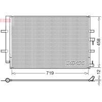 DENSO DCN10036 Kondensator, Klimaanlage