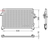 DENSO DCN14005 Kondensator, Klimaanlage