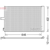 DENSO DCN17027 Kondensator, Klimaanlage