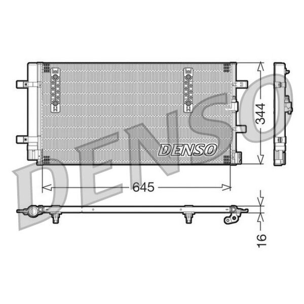 DENSO DCN32060 Kondensator, Klimaanlage