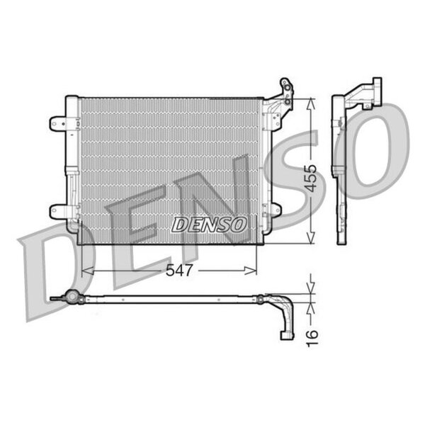 DENSO DCN32062 Kondensator, Klimaanlage