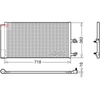 DENSO DCN33014 Kondensator, Klimaanlage