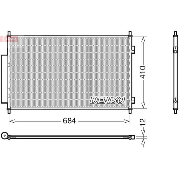 DENSO DCN40027 Kondensator, Klimaanlage