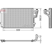 DENSO DCN41013 Kondensator, Klimaanlage