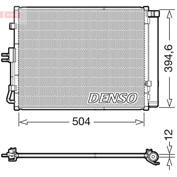DENSO DCN43005 Kondensator, Klimaanlage