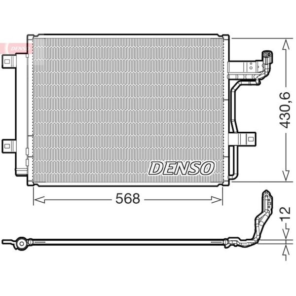 DENSO DCN44019 Kondensator, Klimaanlage