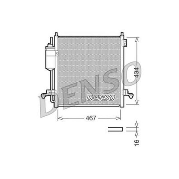 DENSO DCN45001 Kondensator, Klimaanlage