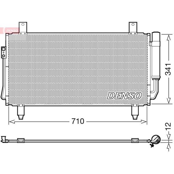 DENSO DCN45006 Kondensator, Klimaanlage