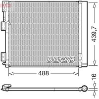 DENSO DCN46028 Kondensator, Klimaanlage
