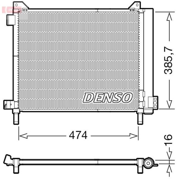 DENSO DCN46030 Kondensator, Klimaanlage