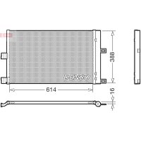 DENSO DCN99080 Kondensator, Klimaanlage